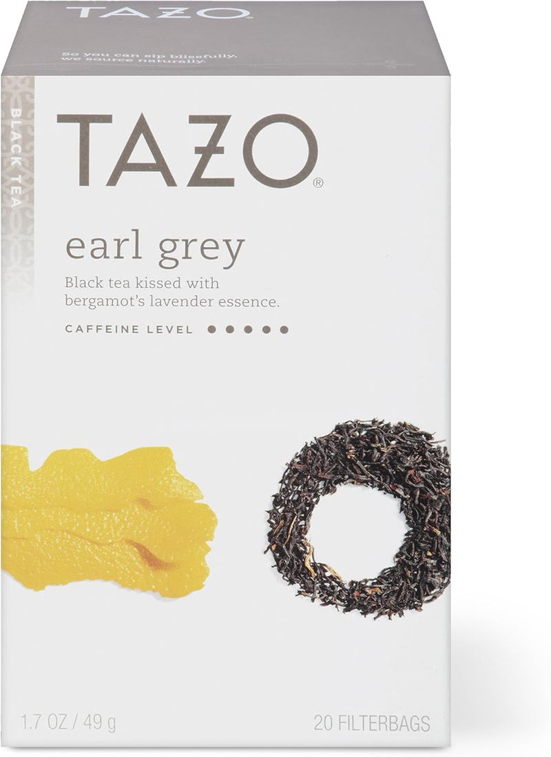 Tazo Earl Grey Black Tea - 20 Teabags - Image 1